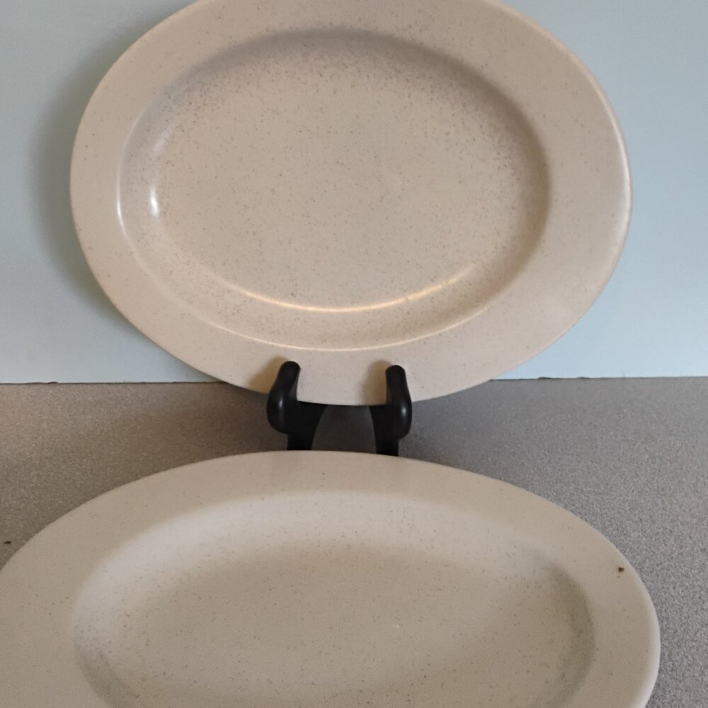 Joseph Abboud Westbury Court Quarry Sandstone Oval Platter, set of 2